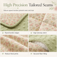 ❄️Lightweight Summer Cool Quilt with Soybean Fiber Filling and Textured Dot Fabric Machine Washable Air Conditioning Blanket for Adults and Kids