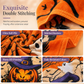 🎃Retro Halloween Skull Print Flannel Throw Blanket Cozy Warm Blanket for Home and Nap