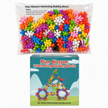 ❄️ LIMITED-TIME 50% OFF! 🧩 Kids 3D Interlocking Snowflake Building Blocks – Stable Build, Burr-free, Colorful ✨