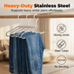 👖🪝Multi-Layer Pants Hanger | Dual-Hanging Modes Maximize Your Closet’s Vertical Space📐