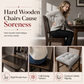 ⏳Limited-time 50% off⏰Christmas Plaid Chair Pad Thickened Non Slip Seat Cushion with Ruffled Removable and Washable Dining Chair Cushion for Office and Home💺