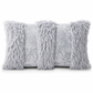📢📢50% OFF !! ⏰Nordic Soft Velvet Patchwork Throw Pillow Cover 45x45cm Square Plush Cushion Case for Sofa Living Room