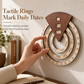 ⏰Circular Wooden Rotating Perpetual Calendar Wall Hanging Decoration