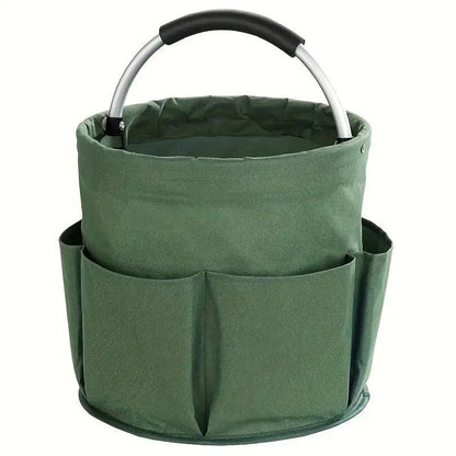 🌳 50% OFF! 🧺 Foldable Storage Basket – Pockets, premium fabric & 28x28cm ✨