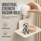 📢📢50% OFF !! ⏰Vacuum Suction Soap Dish: V-Shaped Drainage, Rustproof Aluminum, No Drilling, Twist-Lock🧼