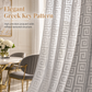 🔥50% OFF! Geometric Jacquard Sheer Curtain Panel for Living Room – Elegant Textured Pattern, Light Filtering Semi-Sheer, Rod Pocket & Back Tab, Machine Washable, Privacy & Style for Bedroom, Dining & Office ✨