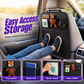 📢📢50% OFF !! ⏰Car Backseat Kick Mat Protector: Waterproof, Storage Pockets🚗