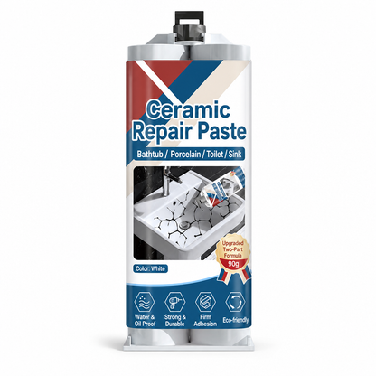 ⏳🔥LIMITED-TIME 50% OFF! 🛠️ Quick-Drying Ceramic Tile Repair Paste – Crack & Chip Filler