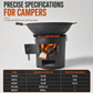 🔥 50% OFF!🍳 Portable Multi-Functional Camping Stove – Efficient Heat & Cooking System, Durable Metal Design, Easy Carry for Outdoor Adventures 🏕️💪