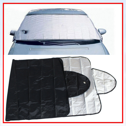 ⛄️All Seasons Sunshade Ice Cover – Protect Your Windscreen from Sun, Frost & Snow, Easy to Fit & Store 🚗✨