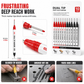 📢📢50% OFF !! ⏰10-Pack Dual Long Head Permanent Marker Pens Waterproof Oil-Based Deep Hole Scribing Markers for Woodworking