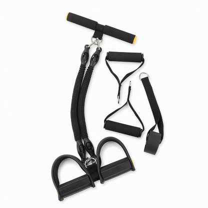 💪 50% OFF NOW! 🔥 Multifunctional Pedal Resistance Trainer – Adjustable Elastic Tubes, Portable & Heavy-Duty – For Core, Yoga & Pilates at Home 🏠