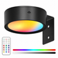 📢📢50% OFF !! ⏰LED Puck Lights with Remote Control Battery Operated RGB Color Changing Under Cabinet Lighting Push Tap Night Light for Kitchen Closet Bedroom