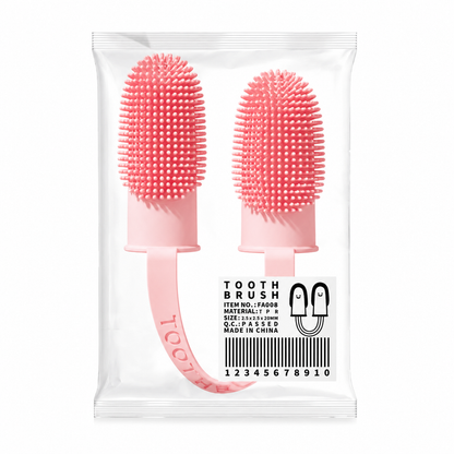 Pet Finger Toothbrush for Dogs and Cats Cleaning and Oral Care