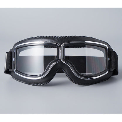 ⏳🔥LIMITED-TIME 50% OFF! ⏰💥Retro Motorcycle Goggles – Windproof, Shatterproof Lens, Vintage Style 🕶️