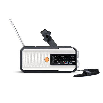 📻 Solar & Hand-Crank Emergency Radio | LED Light & USB Backup Power